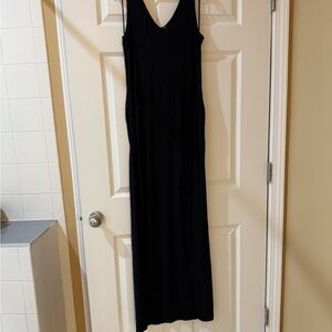 Old Navy maternity Black Maxi Dress